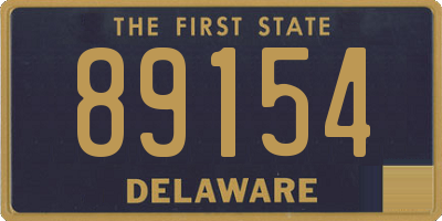 DE license plate 89154