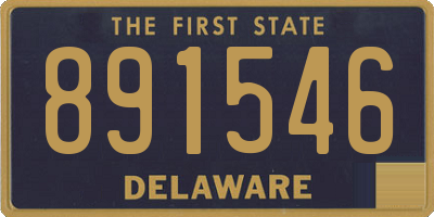 DE license plate 891546