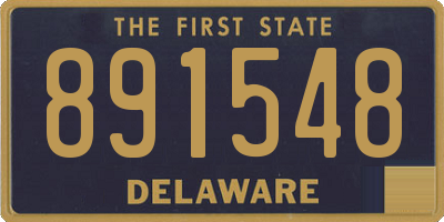 DE license plate 891548