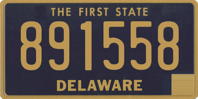 DE license plate 891558