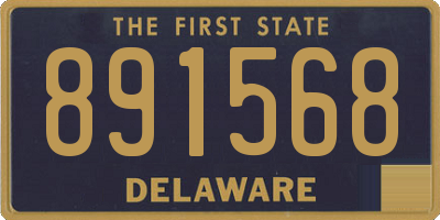 DE license plate 891568