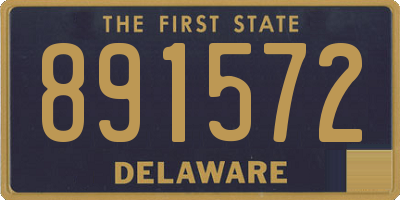 DE license plate 891572
