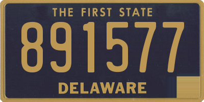 DE license plate 891577