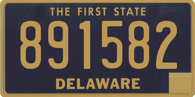 DE license plate 891582