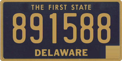 DE license plate 891588