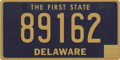 DE license plate 89162