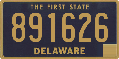 DE license plate 891626