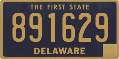 DE license plate 891629