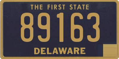 DE license plate 89163