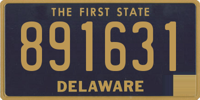 DE license plate 891631