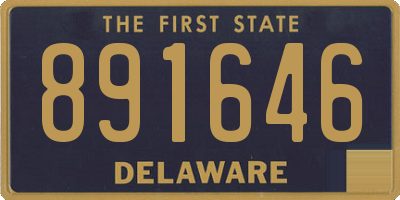 DE license plate 891646