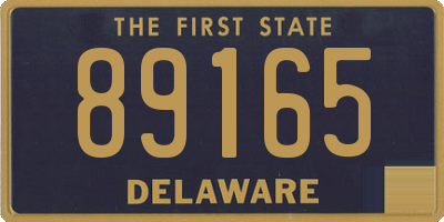 DE license plate 89165
