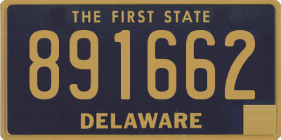 DE license plate 891662