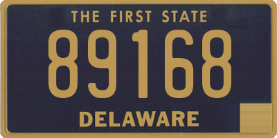 DE license plate 89168