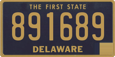 DE license plate 891689
