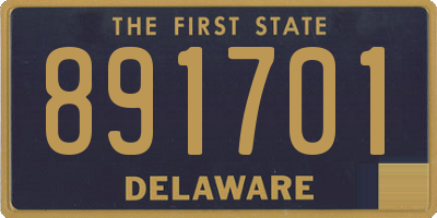 DE license plate 891701