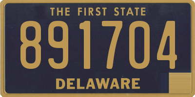 DE license plate 891704