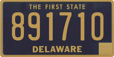 DE license plate 891710