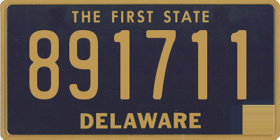 DE license plate 891711