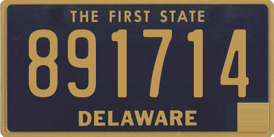 DE license plate 891714