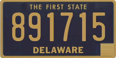 DE license plate 891715