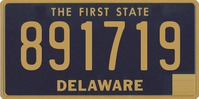 DE license plate 891719