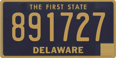 DE license plate 891727