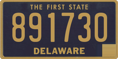DE license plate 891730