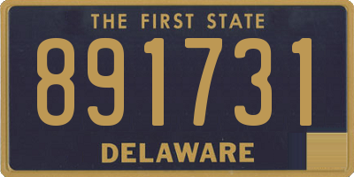 DE license plate 891731