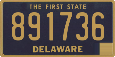 DE license plate 891736