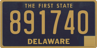 DE license plate 891740