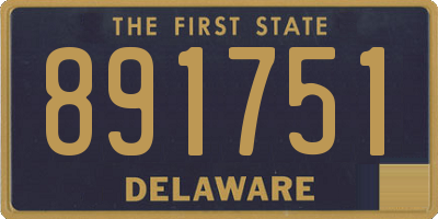 DE license plate 891751