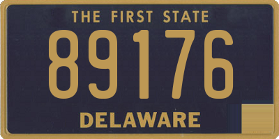 DE license plate 89176