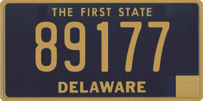 DE license plate 89177