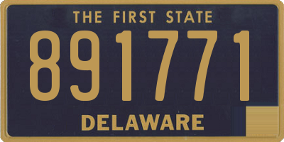 DE license plate 891771