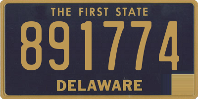 DE license plate 891774