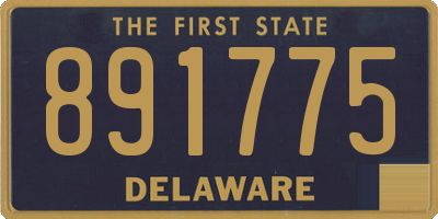 DE license plate 891775