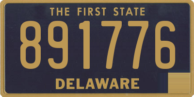 DE license plate 891776