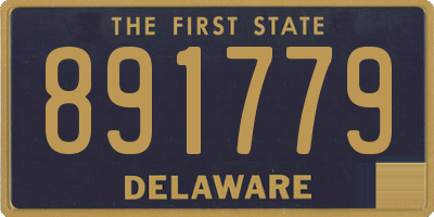 DE license plate 891779