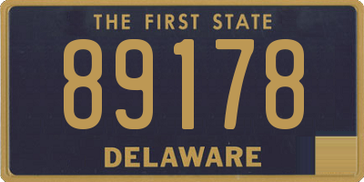 DE license plate 89178