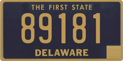 DE license plate 89181