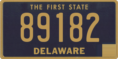 DE license plate 89182