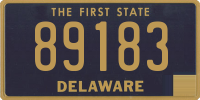DE license plate 89183