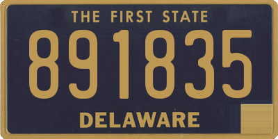 DE license plate 891835