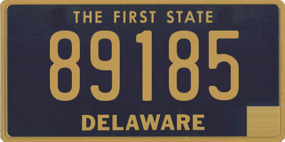 DE license plate 89185