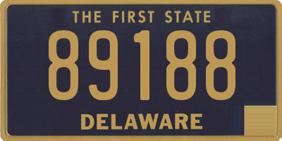DE license plate 89188