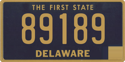DE license plate 89189