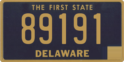 DE license plate 89191