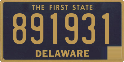 DE license plate 891931