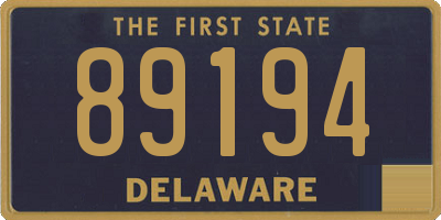 DE license plate 89194